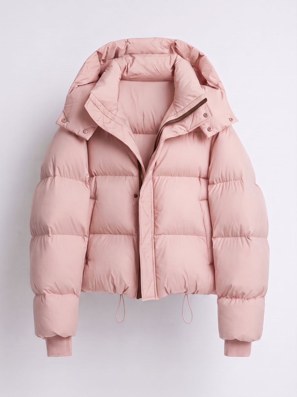Women's Puffer Jacket – Oversized Hooded Design