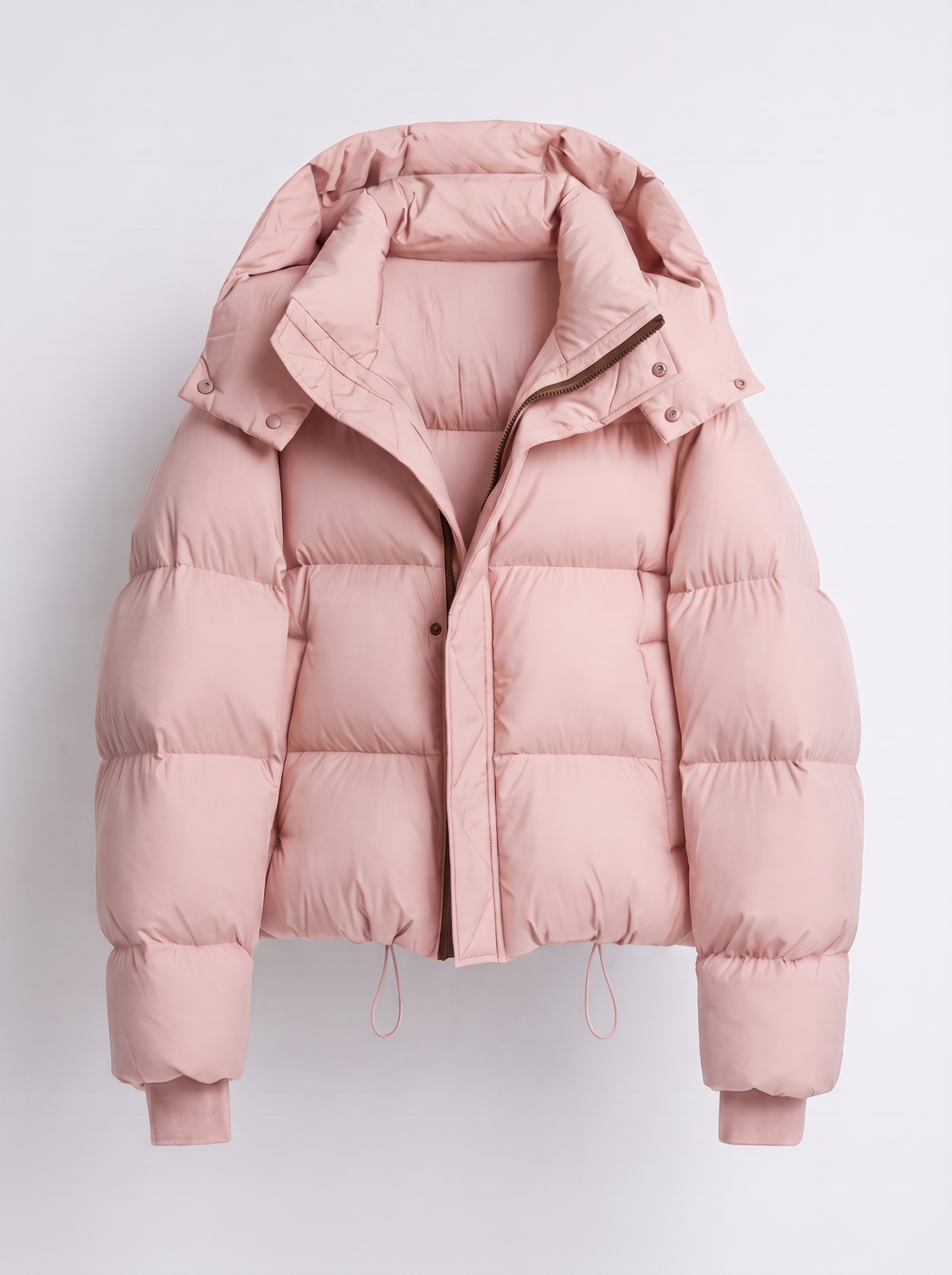 Women's Puffer Jacket – Oversized Hooded Design