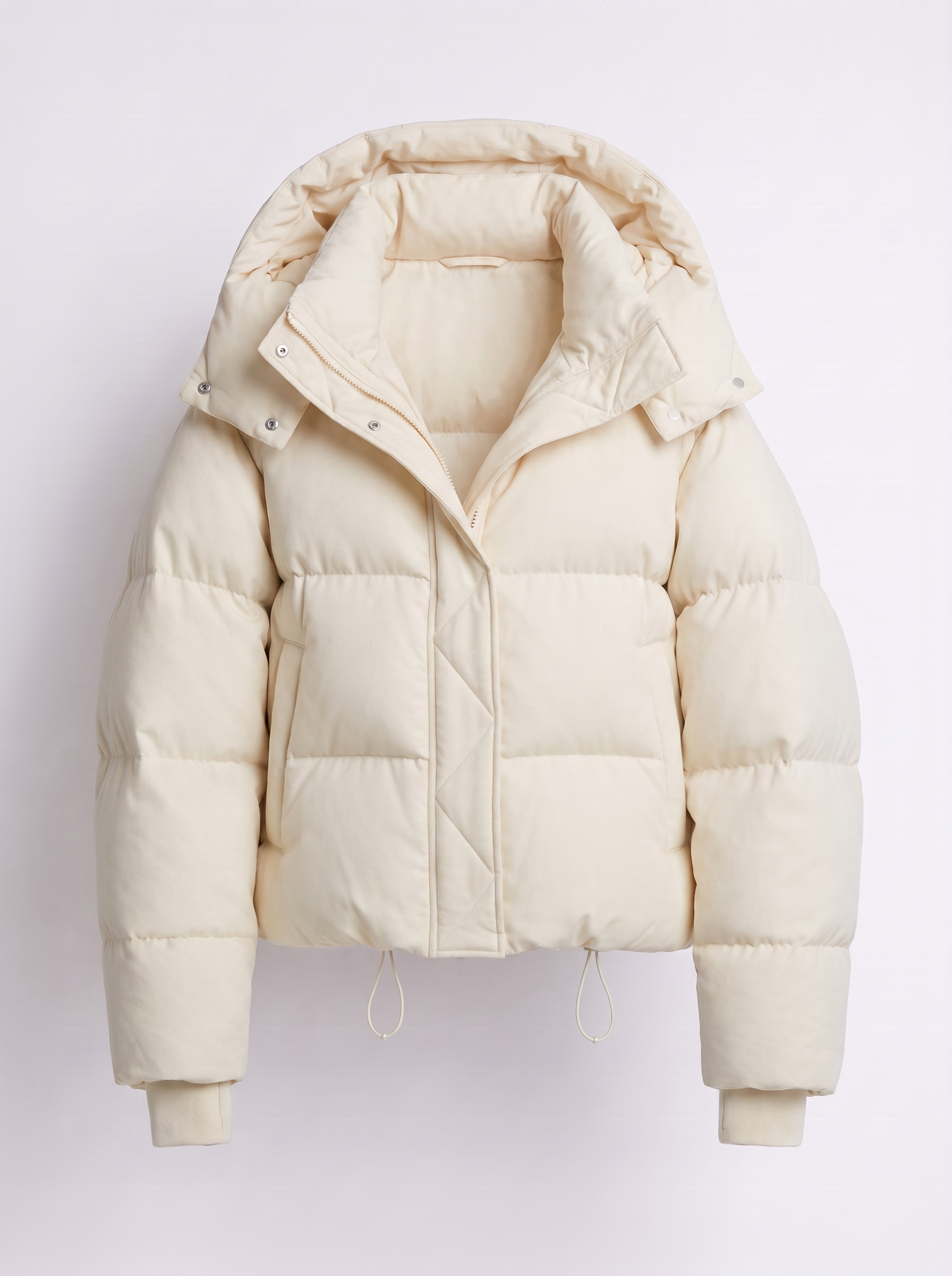 Women's Puffer Jacket – Oversized Hooded Design