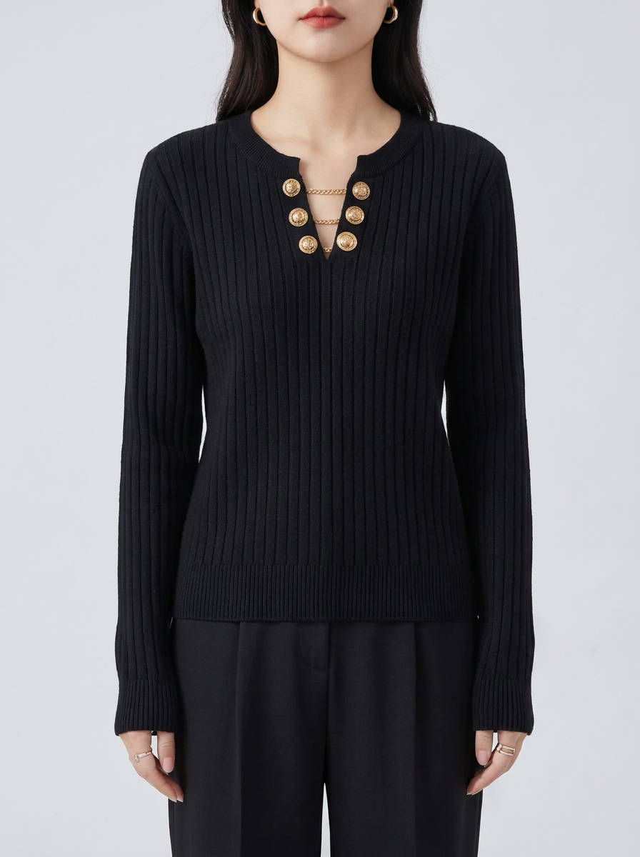 Women's Slimming Long Sleeve Sweater