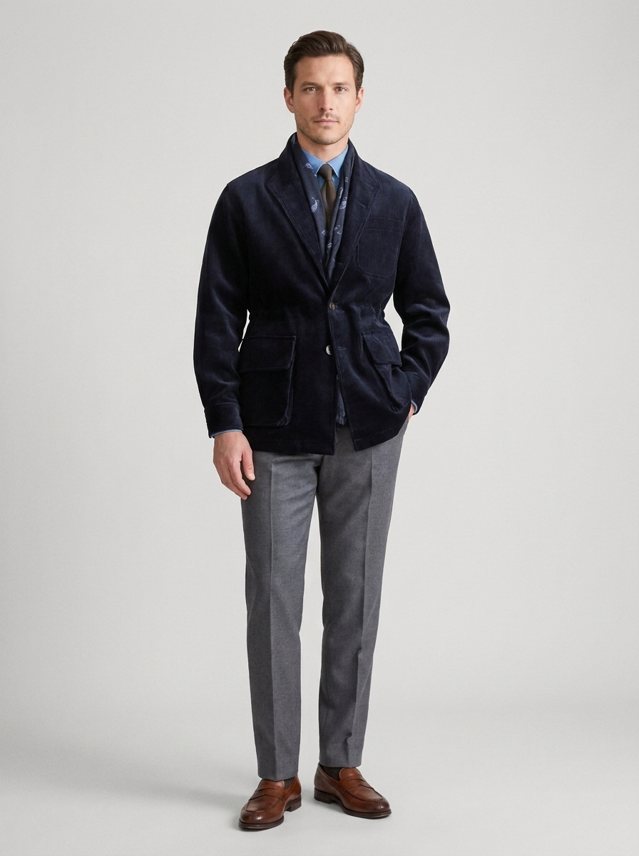Men's Smart Casual Corduroy Jacket