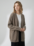 Women's Knitted Cardigan with Pockets