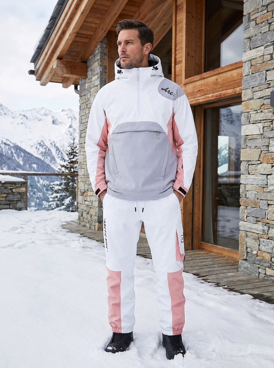 Men's Windproof Ski Suit - Durable Ski Clothes for Outdoor Sports