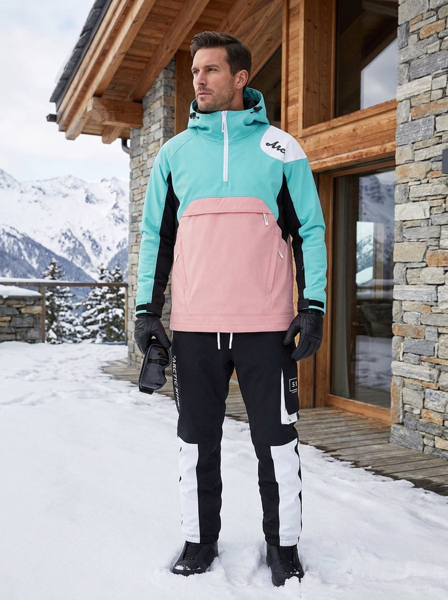 Men's Windproof Ski Suit - Durable Ski Clothes for Outdoor Sports