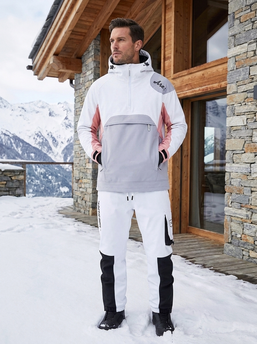 Men's Windproof Ski Suit - Durable Ski Clothes for Outdoor Sports