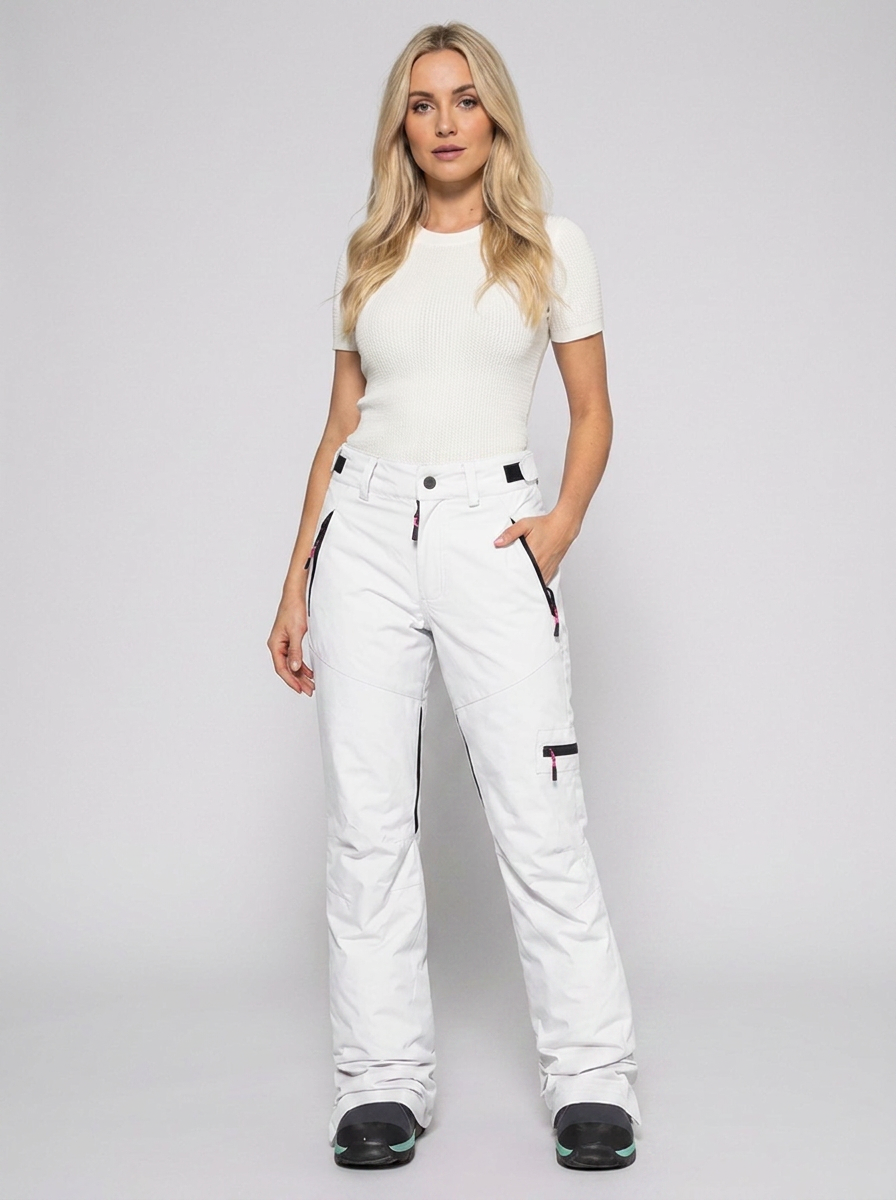 Women's Waterproof Thermal Ski Pants - Snow Pants for Winter Sports