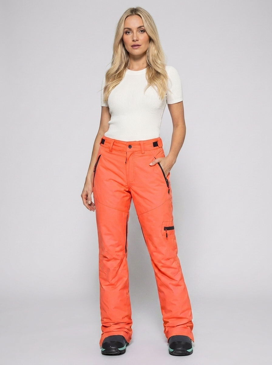 Women's Waterproof Thermal Ski Pants - Snow Pants for Winter Sports