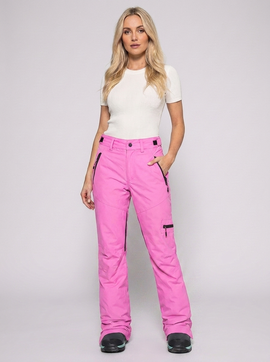 Women's Waterproof Thermal Ski Pants - Snow Pants for Winter Sports