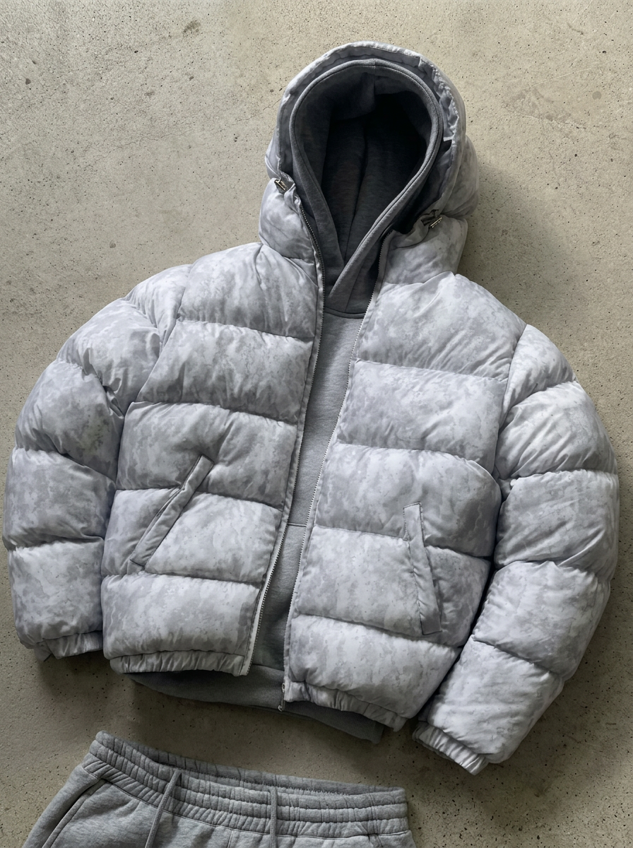 Men's Hooded Puffer Jacket