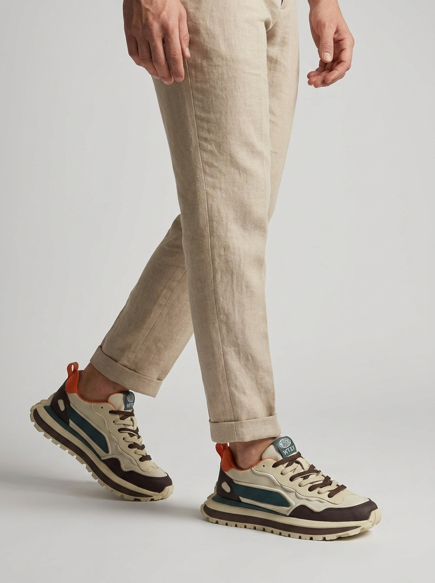 Men's Casual Sports Trainers with Anti-Slip Sole
