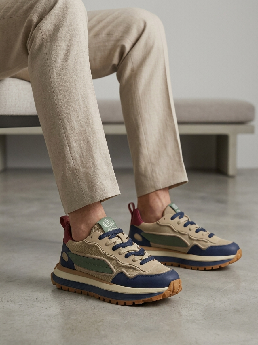 Men's Casual Sports Trainers with Anti-Slip Sole