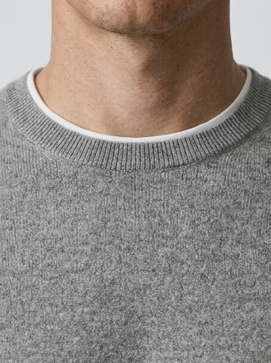 Men's Round Neck Pullover Sweater