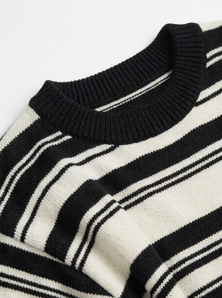Men's Striped Sweater for Casual Wear