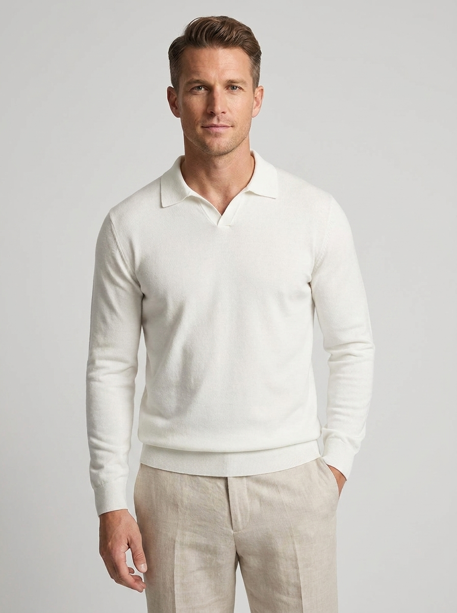 Men's Wool Long Sleeve Sweater