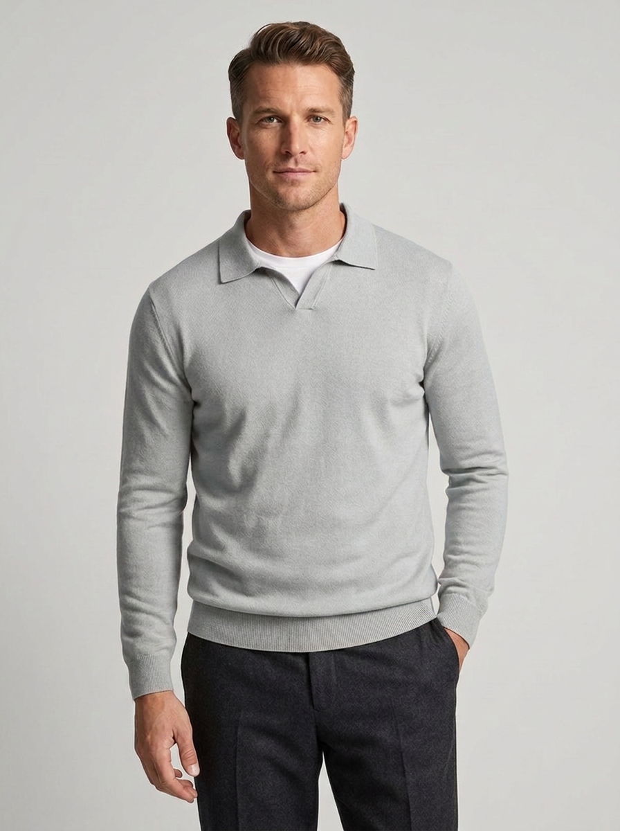 Men's Wool Long Sleeve Sweater