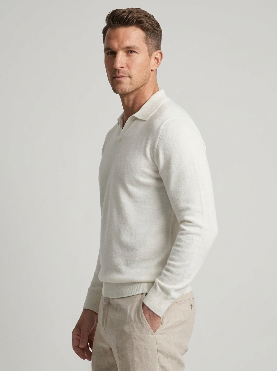 Men's Wool Long Sleeve Sweater