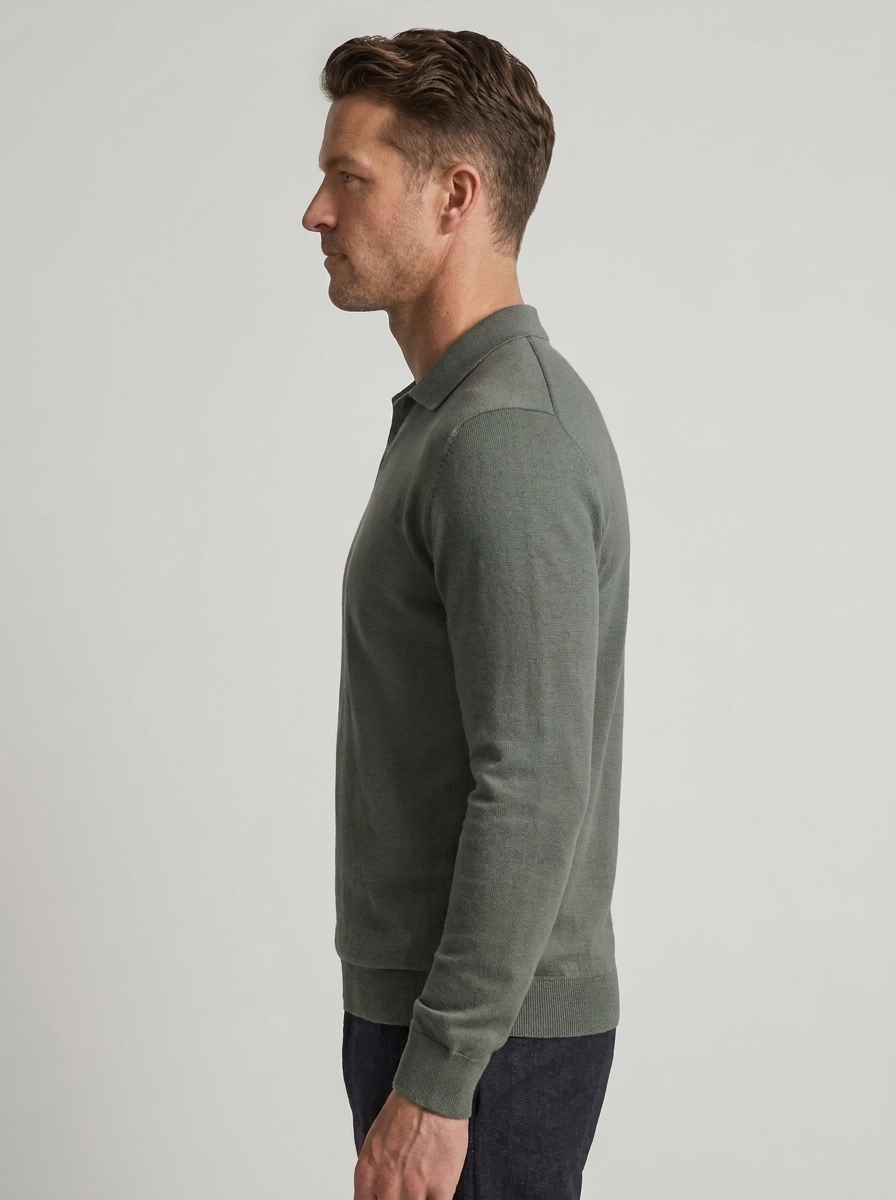 Men's Wool Long Sleeve Sweater