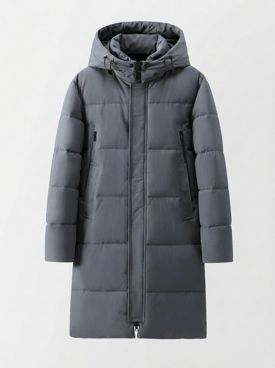 Men's Windproof Overknee Thickened Coat