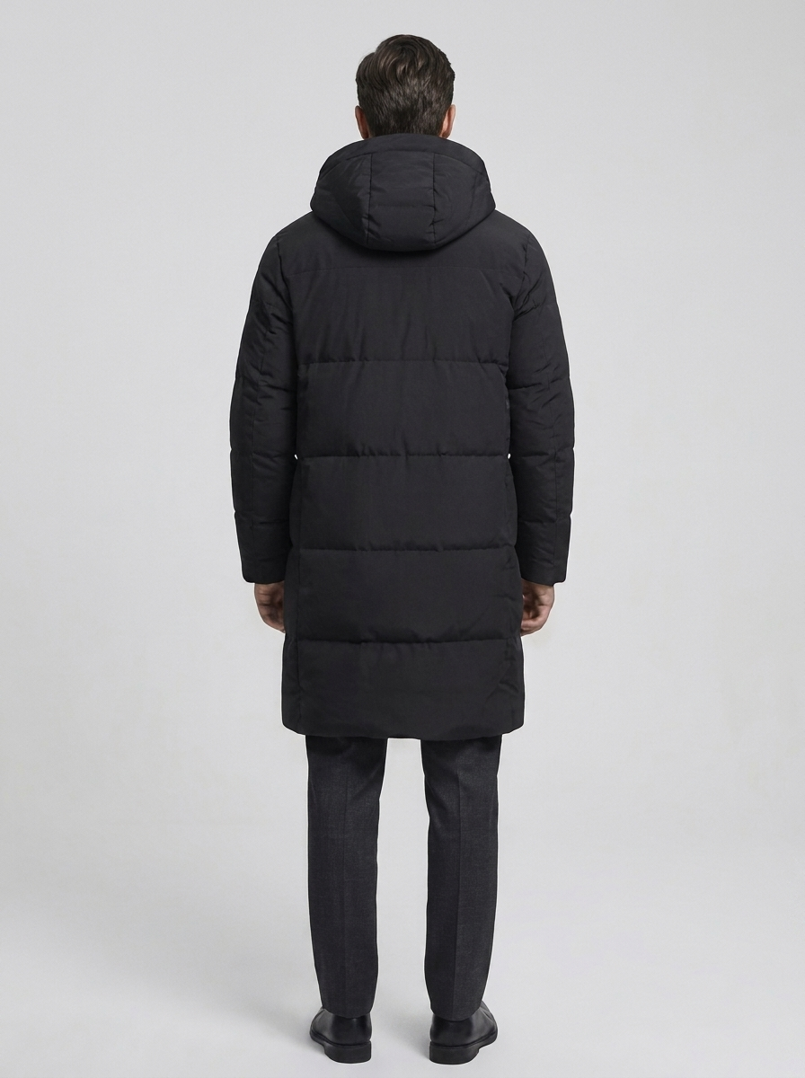 Men's Windproof Overknee Thickened Coat
