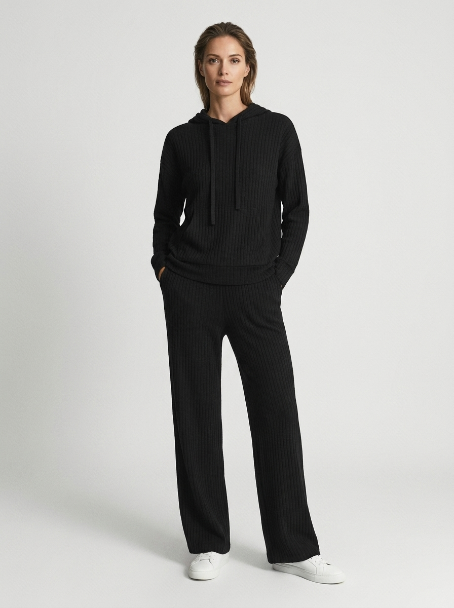 Women's Hooded Sweatshirt and Joggers Set