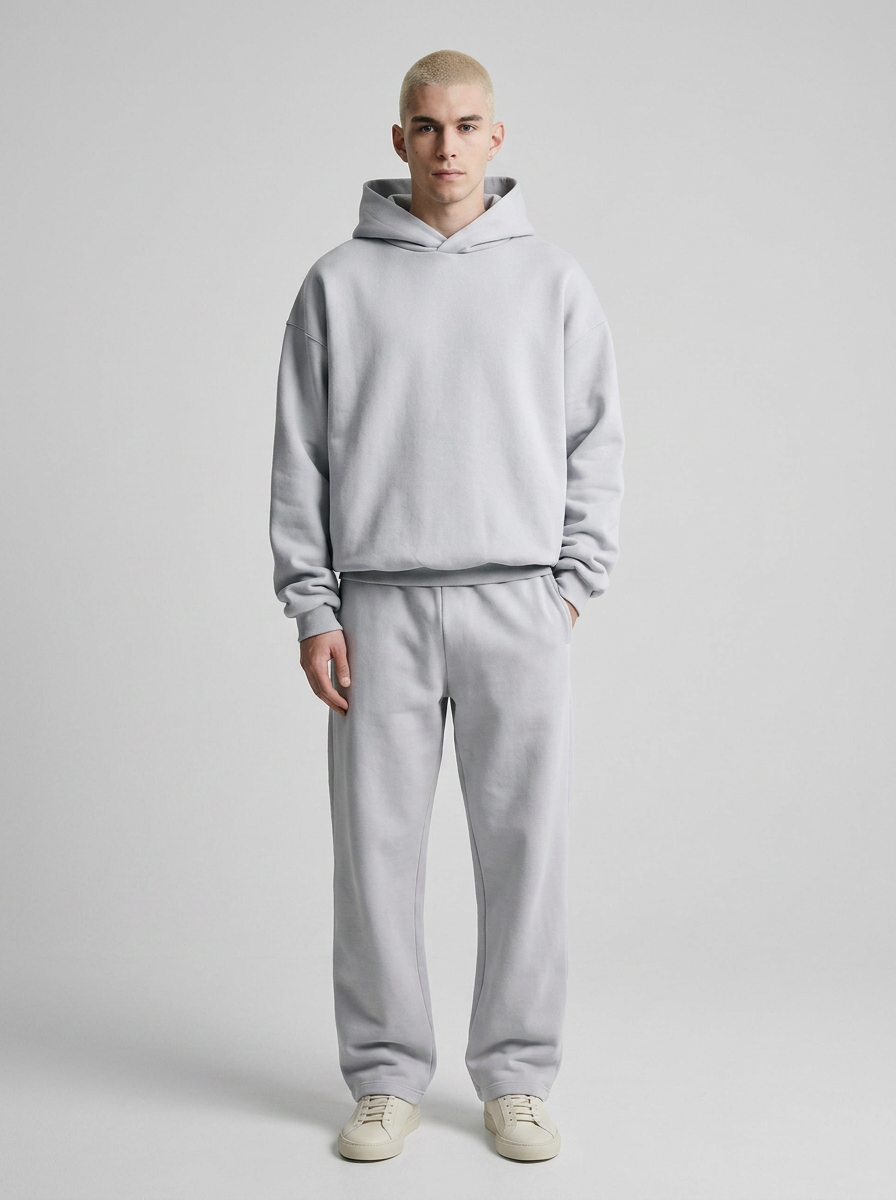 Men's Stylish Tracksuit – Comfortable Cotton Blend for Casual Wear