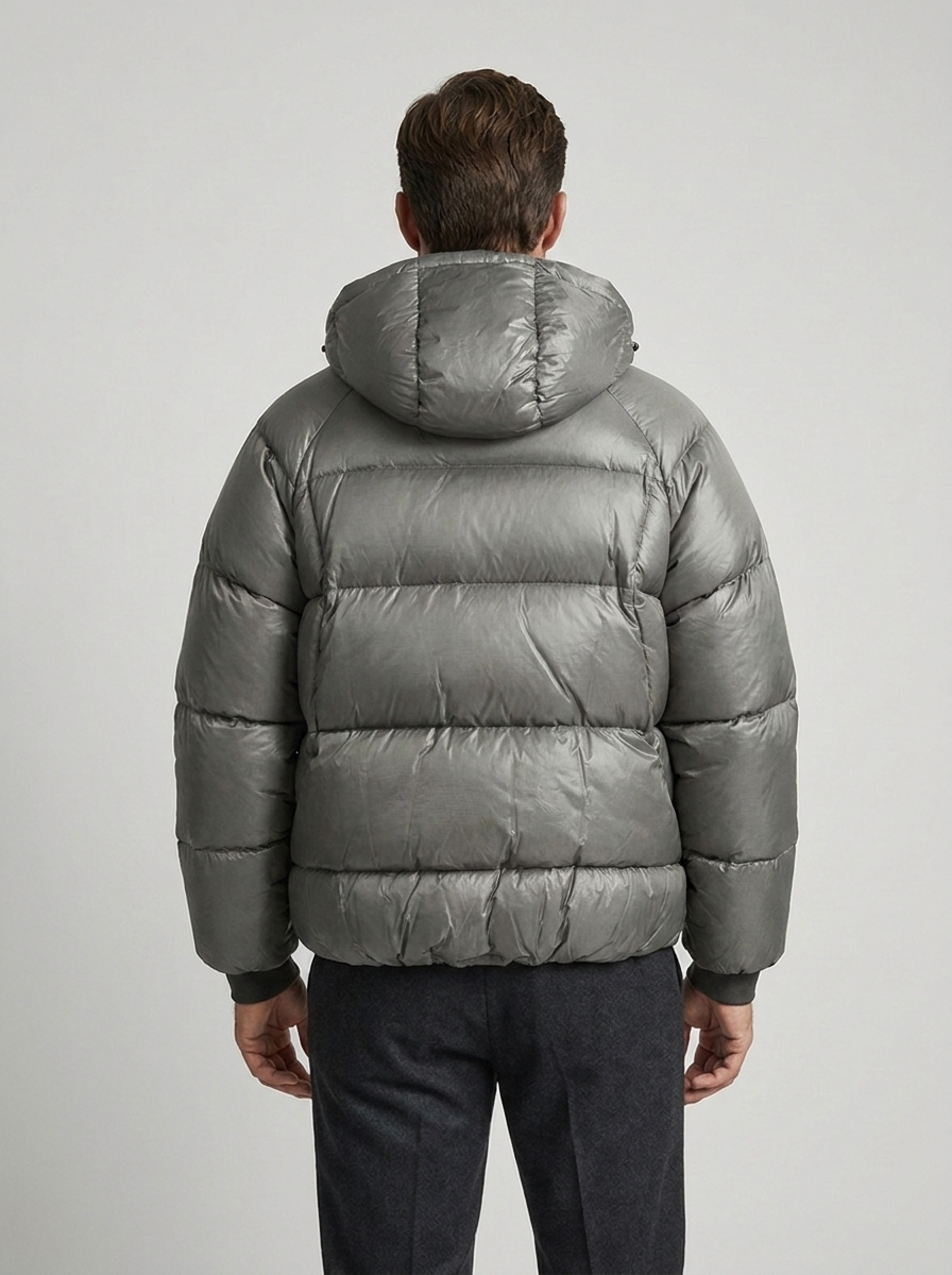Men's Hooded Insulated Down Puffer Jacket