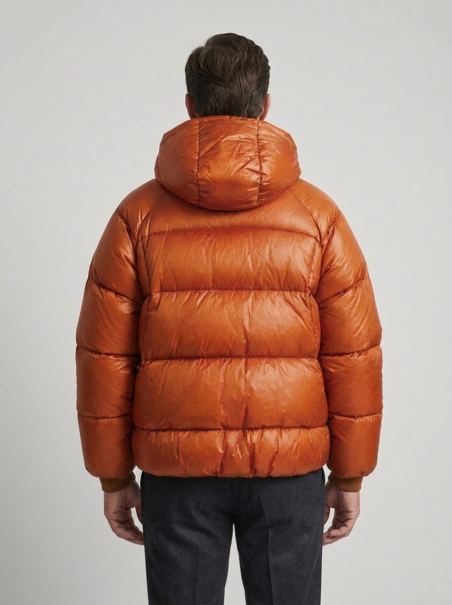Men's Hooded Insulated Down Puffer Jacket