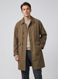 Men's Loose-Fit Casual Trench Coat