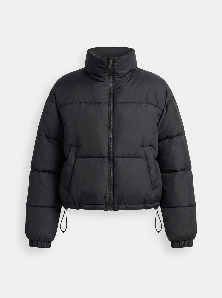 Damen-Wintersteppjacke mit Stehkragen