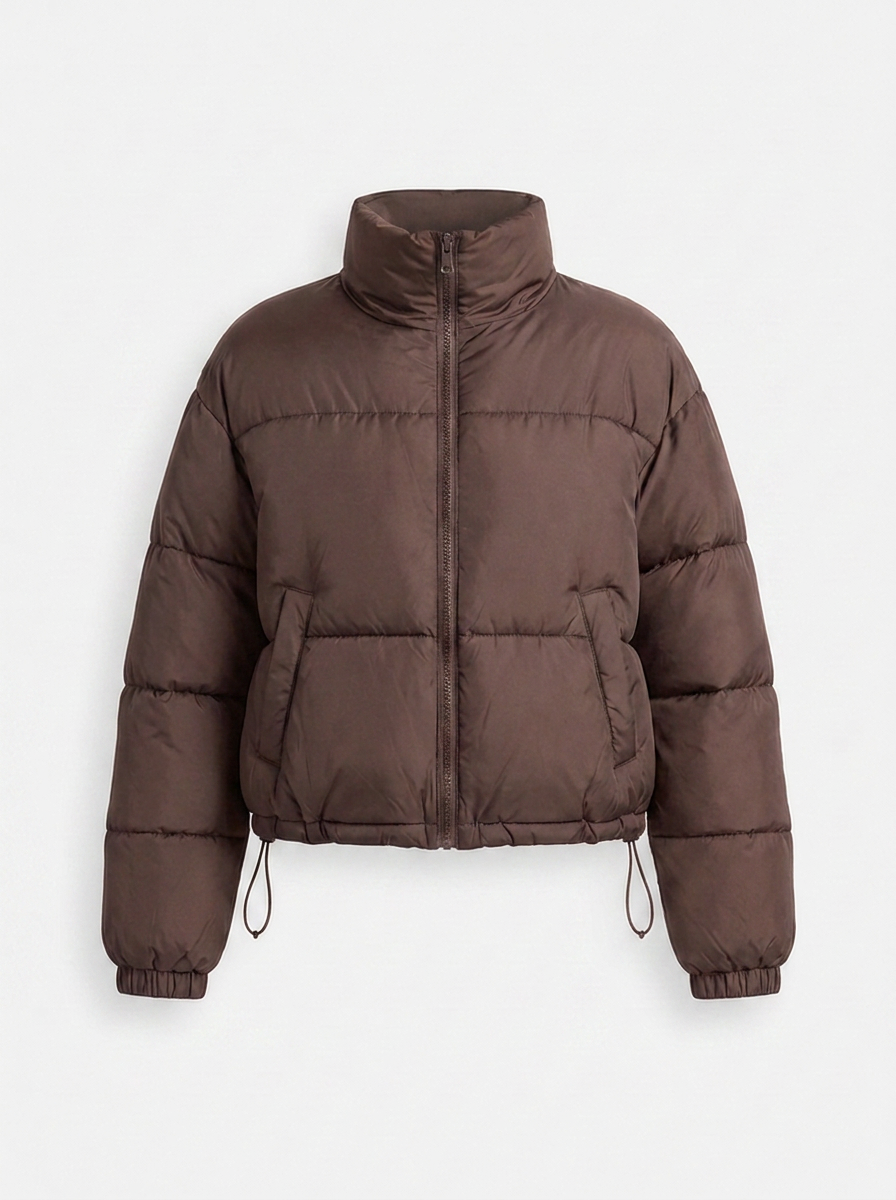 Damen-Wintersteppjacke mit Stehkragen