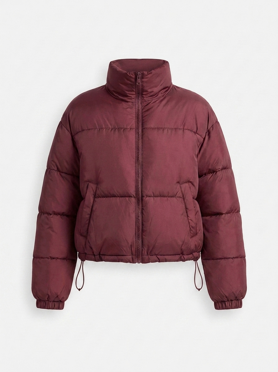Damen-Wintersteppjacke mit Stehkragen