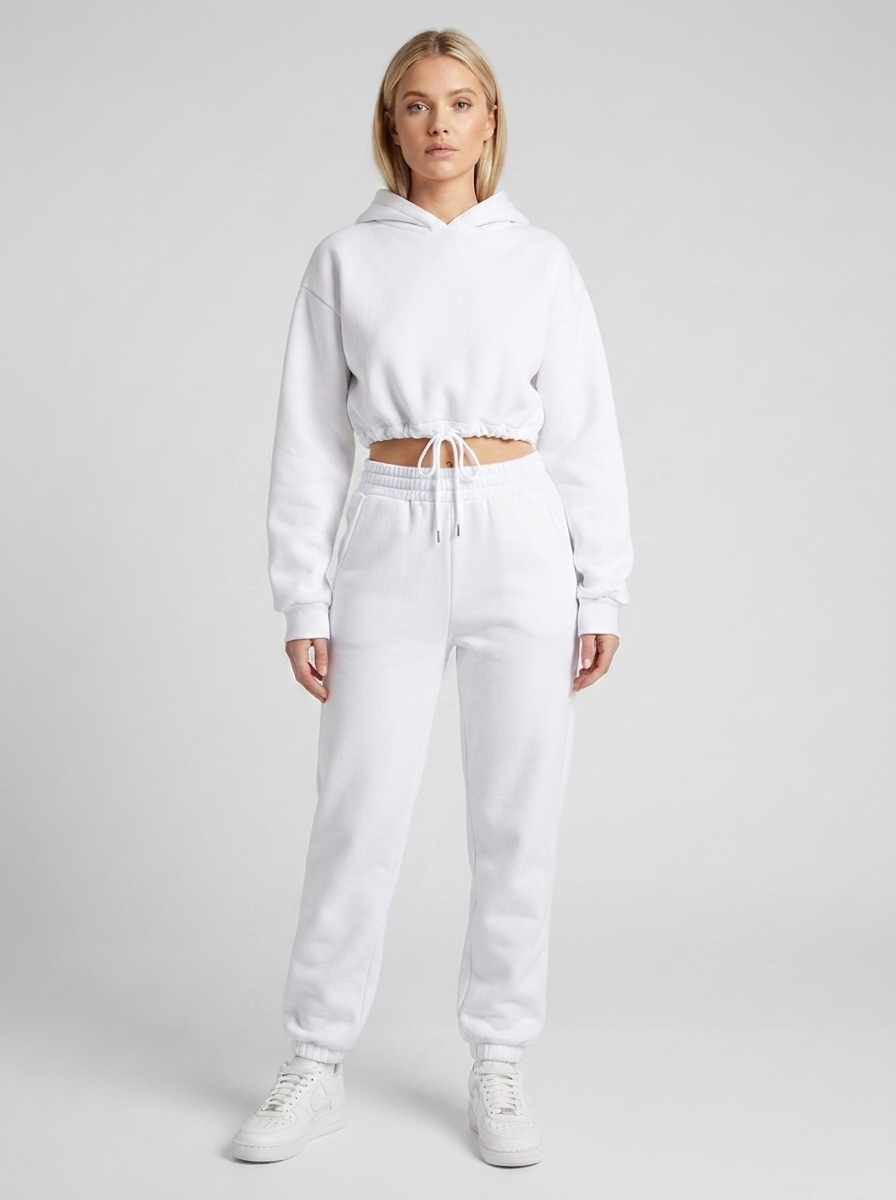 Women’s Two-Piece Jogging Suit with Hoodie