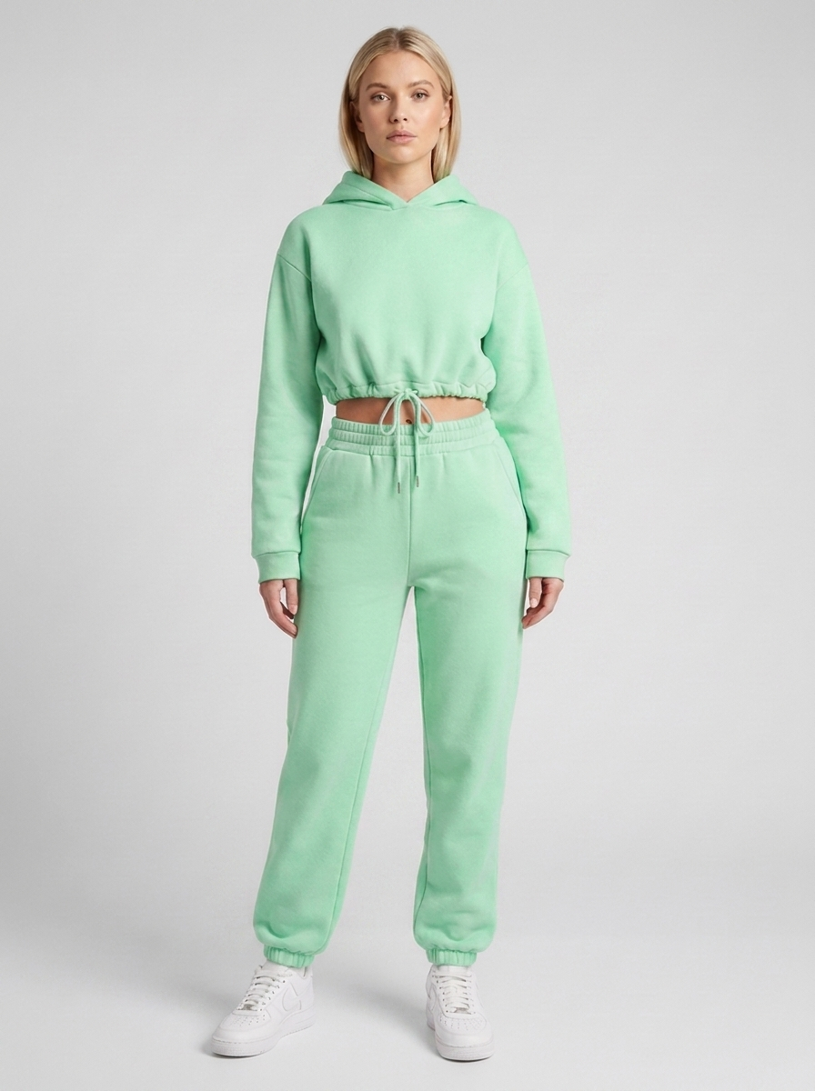 Women’s Two-Piece Jogging Suit with Hoodie