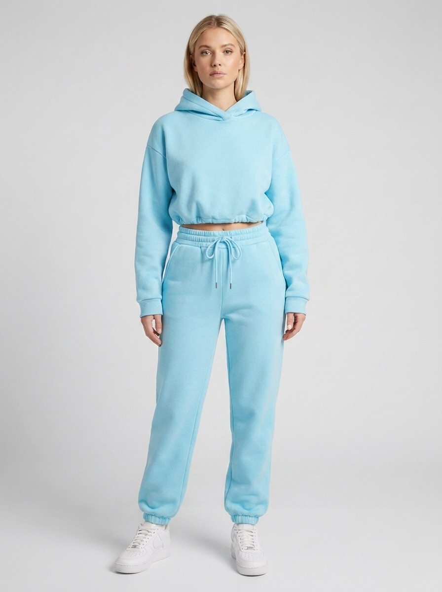 Women’s Two-Piece Jogging Suit with Hoodie