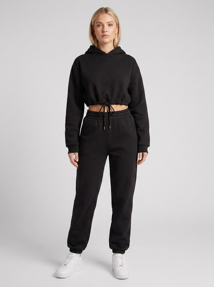 Women’s Two-Piece Jogging Suit with Hoodie