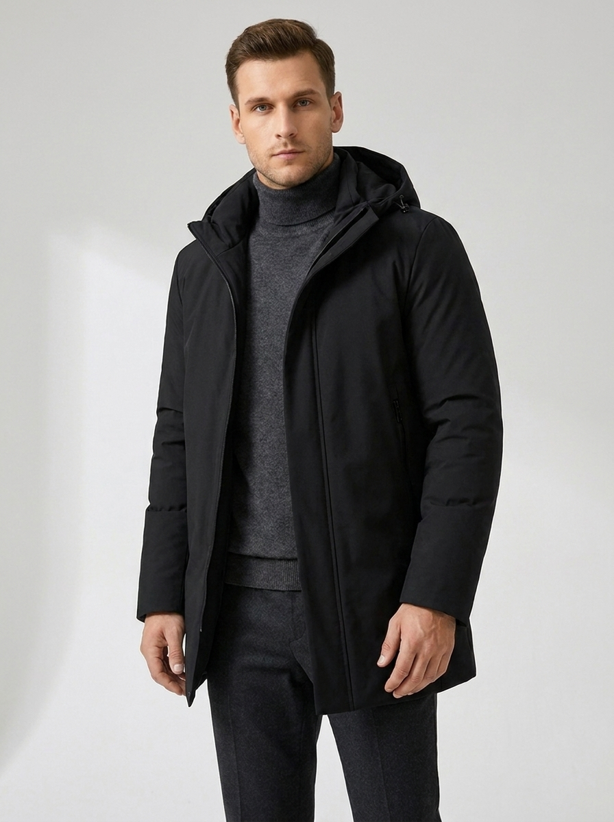 Herren-Parka – Wasserabweisendes Design für stilvollen Schutz vor kaltem Wetter