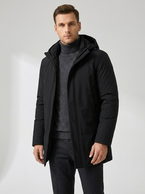 Herren-Parka – Wasserabweisendes Design für stilvollen Schutz vor kaltem Wetter