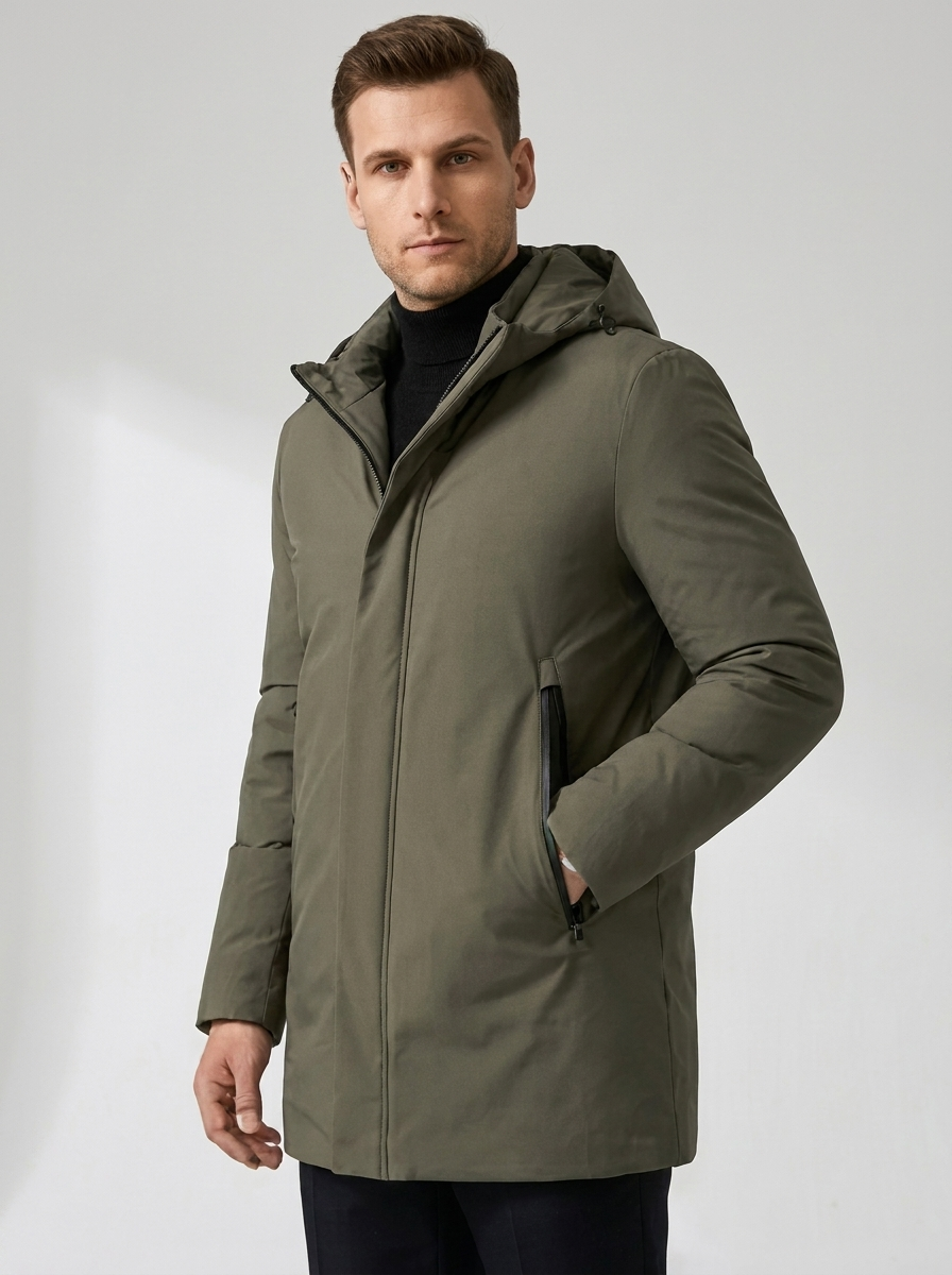 Herren-Parka – Wasserabweisendes Design für stilvollen Schutz vor kaltem Wetter