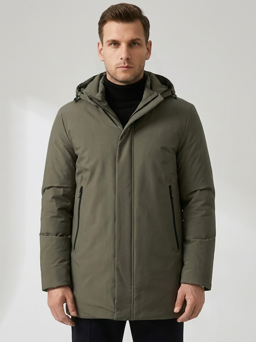Herren-Parka – Wasserabweisendes Design für stilvollen Schutz vor kaltem Wetter