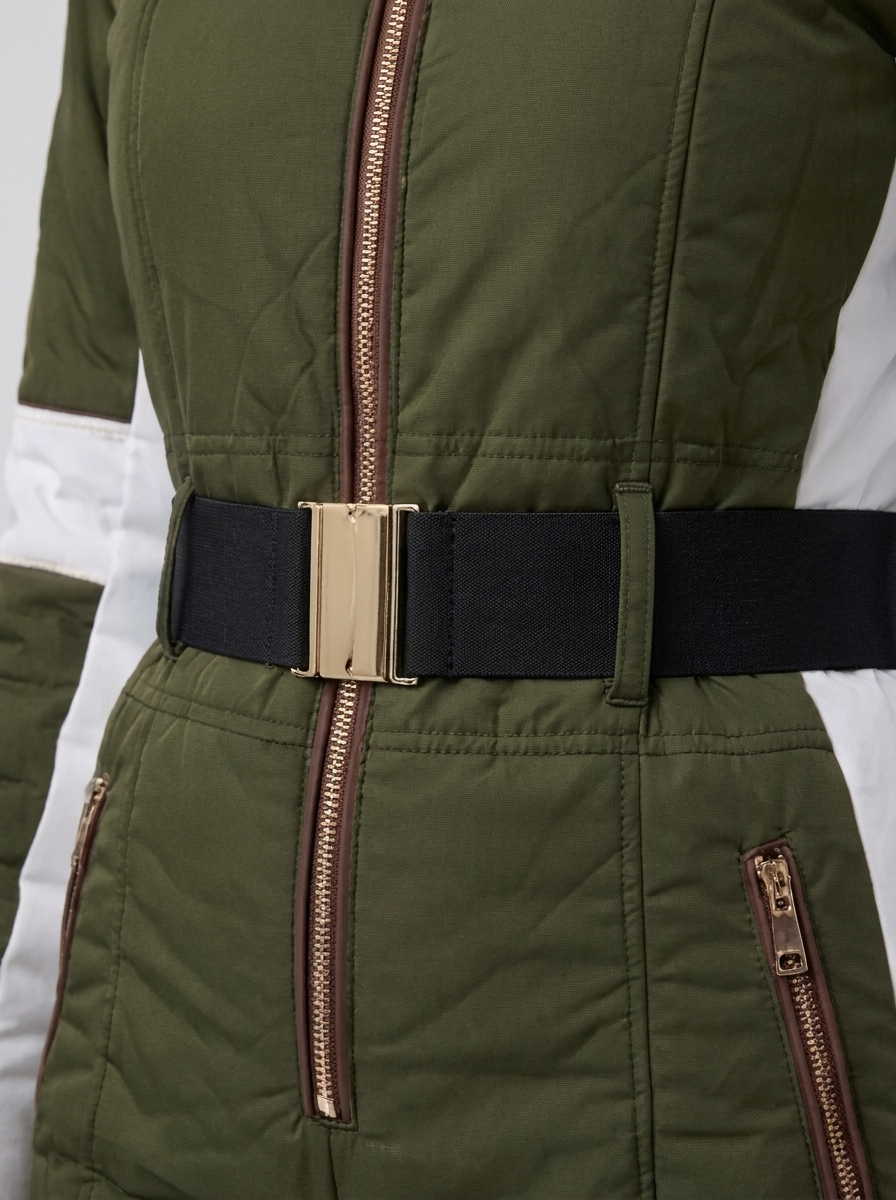 Women's Ski Suit - Sporty Hooded Ski Clothes for Winter
