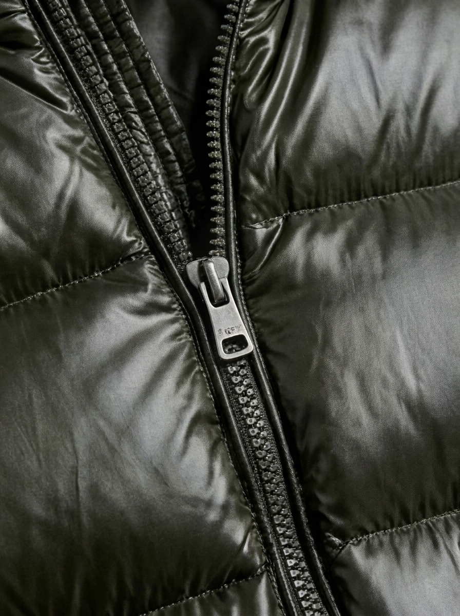 Men's Hooded Puffer Jacket - Casual Winter Coat for Cold Weather