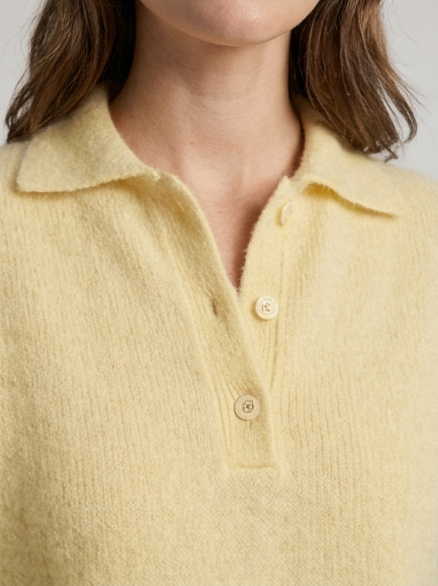 Women's Wool Collar Pullover Sweater