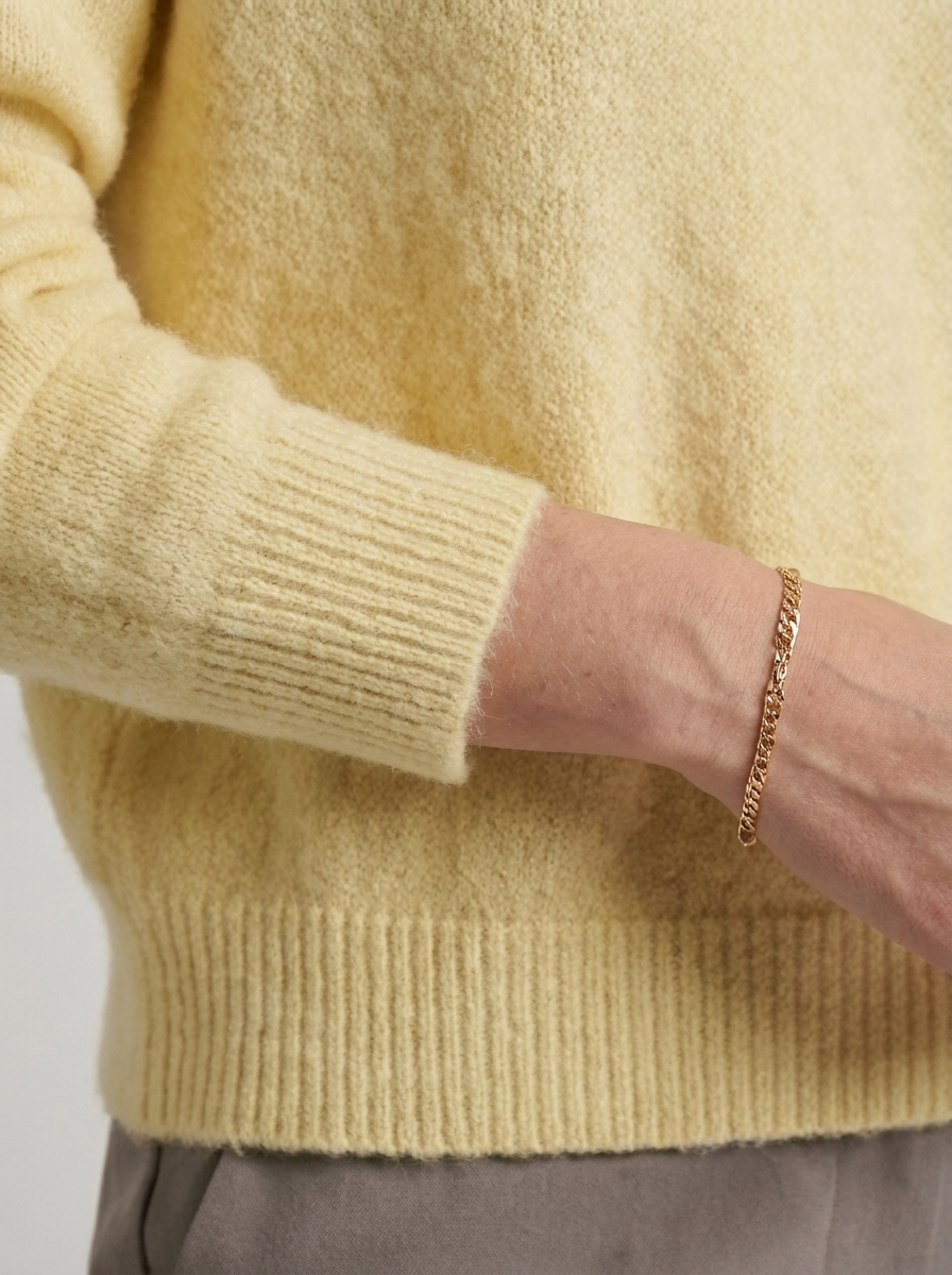 Women's Wool Collar Pullover Sweater
