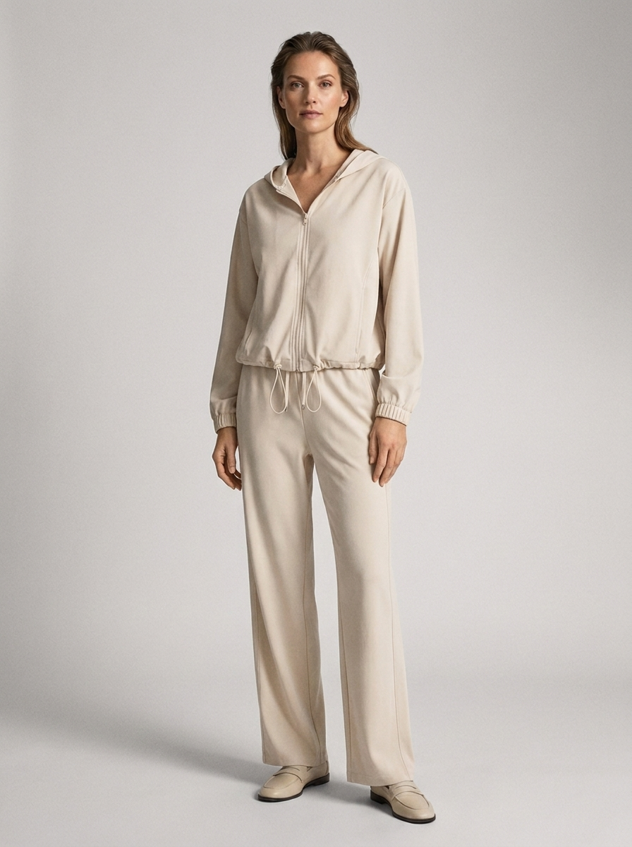 Women's Long-Sleeve Hoodie and Pants Set