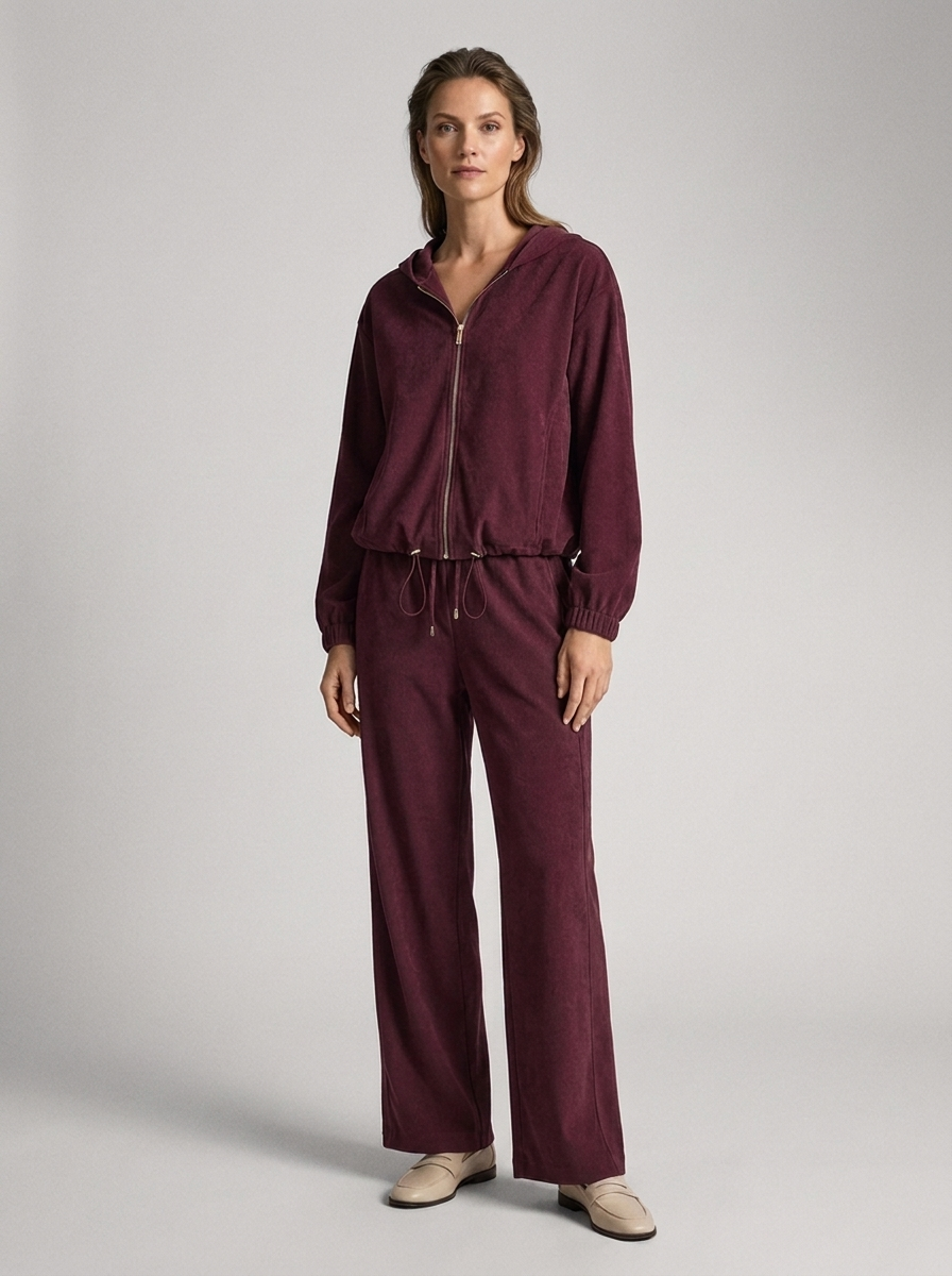 Women's Long-Sleeve Hoodie and Pants Set