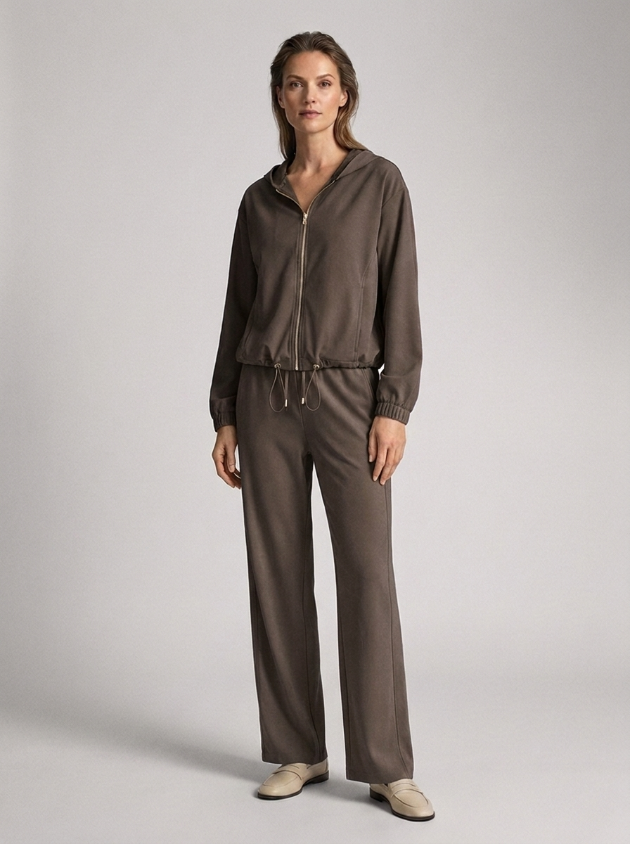 Women's Long-Sleeve Hoodie and Pants Set