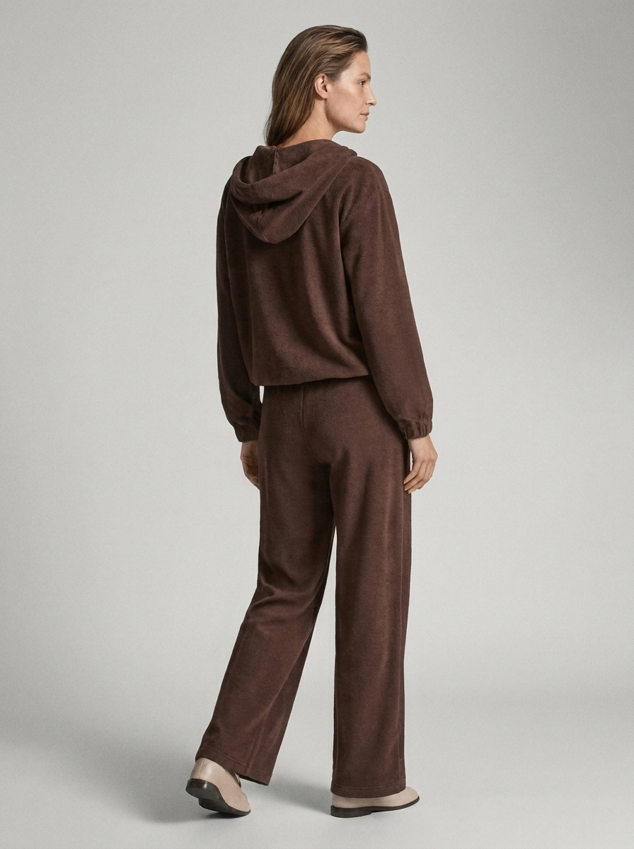 Women's Long-Sleeve Hoodie and Pants Set