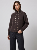 Women's Turtleneck Cardigan Jacket for Cozy Winter Style