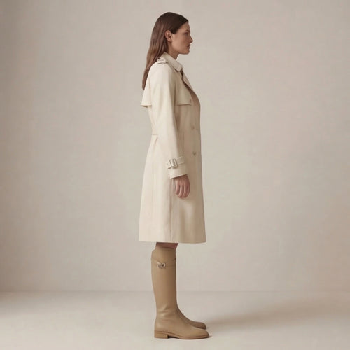 Women's Knee High Boots – Elegant Buckle Design for Chic Autumn Style